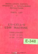 Ex-cell-o-ExCello Style 74 and 74-L Center Lapping Machine, Operators Manual-74-74-L-No. 74-No. 74-L-Style-02